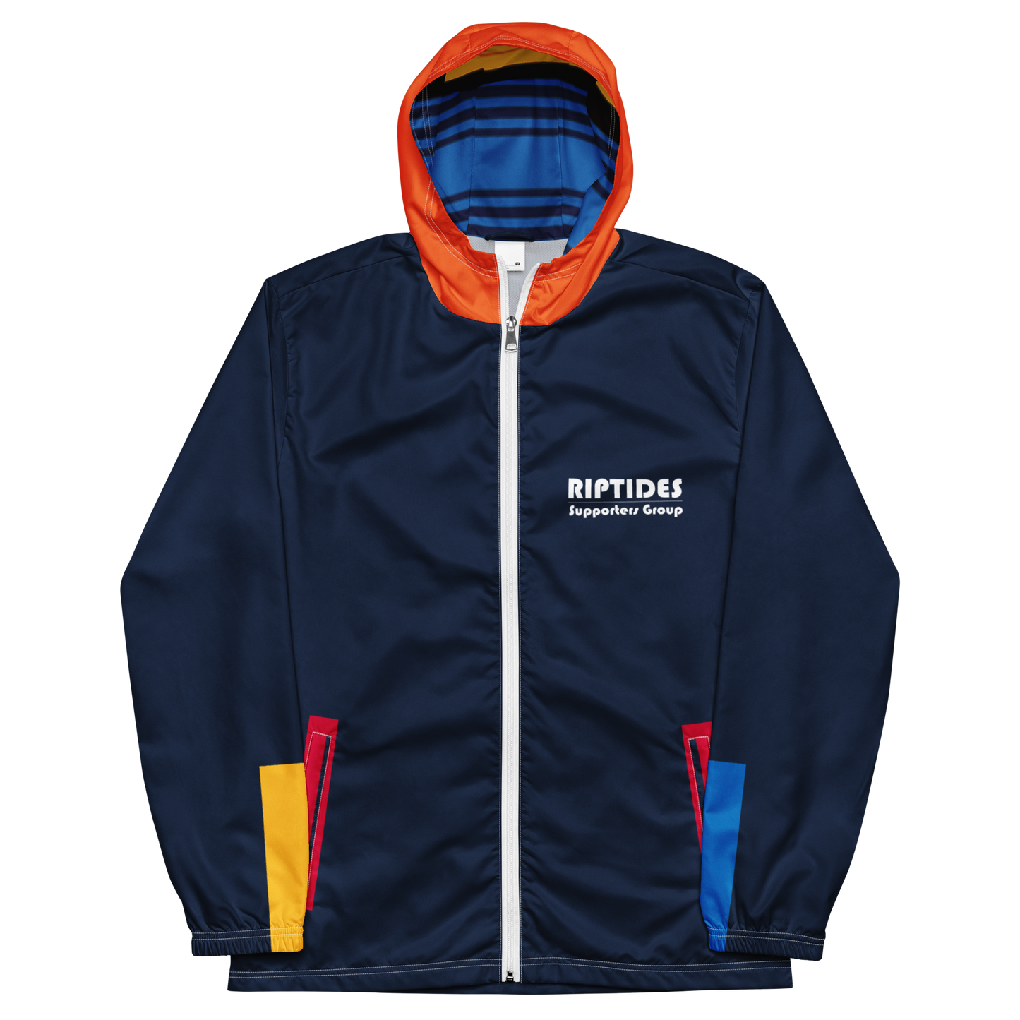 Dark Blue Riptides Thin Lightweight Windbreaker